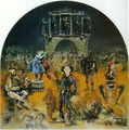 Γιώργος Βακιρτζής, Δρώμενα "Η απελευθέρωση των Ελλήνων έτος 44-45 Νο. Ι", 1977, μικτή τεχνική, 120 x 120 εκ.