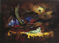 Γιώργος Βακιρτζής, Από τη σειρά "Παράκτια", 1979, λάδι, 72 x 100 εκ.