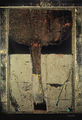 Βασίλης Κυπραίος, Το κοκκινόδεντρο, 1997, μικτή τεχνική, 180 x 145 εκ.