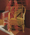 Βασίλης Κυπραίος, Η καρέκλα μου, 2004, ακρυλικό και πισσόχαρτο επικολλημένο σε καμβά, 115 x 100 εκ.