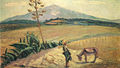 Σπύρος Βασιλείου, Πεντέλη, 1928, λάδι σε μουσαμά