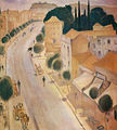 Spyros Vassiliou, Patission Street, 1930, oil, 89 x 79 cm