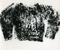 Lizzie Calliga, T-shirts-Monotypes, 1985, monotype, t-shirt on paper, 70 x 110 cm