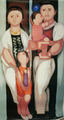 Diamantis Diamantopoulos, Family, 1949-1978, oil on canvas, 70 x 37 cm
