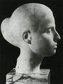 Christos Capralos, My sister Melpomeni, 1940-45, marble, 28 x 16 x  25 cm