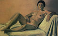 Lefteris Kanakakis, Marina, 1981, oil, 73 x 116 cm