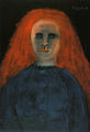Σίλεια Δασκοπούλου, Άγγελος τιμωρός, 1981, ελαιογραφία, 92 x 63 εκ.