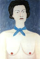 Σίλεια Δασκοπούλου, Πορτραίτο γυναίκας, 1979, ακυρλικό, 100 x 70 εκ.