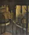 Dikos Byzantios, Georges Mandel Avenue, 1950, oil on canvas, 100 x 80 cm