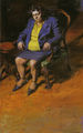 Stefanos Daskalakis, Joanna, 2006, oil on canvas, 210 x 130 cm