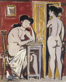 Yannis Moralis, Composition A΄, 1949-1958, oil on canvas, 81 x 65 cm