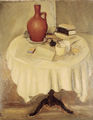 Yannis Moralis, Still life, 1934, oil on canvas, 55 x 43 cm