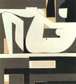 Yannis Moralis, Young woman, 1971-72, acrylic on canvas, 116 x 106 cm