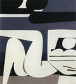 Γιάννης Μόραλης, Πανσέληνος Κ΄, 1977, ακρυλικό σε μουσαμά, 176 x 178 εκ.