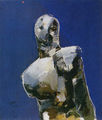 Christos Caras, Venus-bust, 1964, oil on canvas, 56 x 45 cm