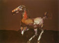 Christos Caras, Horse, 1966, oil on canvas, 97 x 130 cm