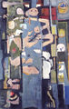 Γιώργος Μαυροΐδης, Η γκρίζα θεά, 1965, λάδι σε μουσαμά, 138 x 88 εκ.